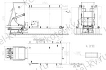 Чертеж котла КВм 1000 кВт с ТШПМ