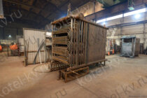 Устройство производственного котла на дровах