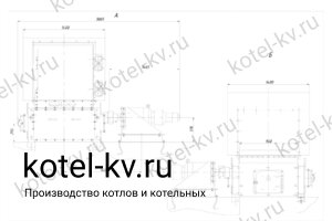 Чертеж топки ТЛПХ 0.8/3.32